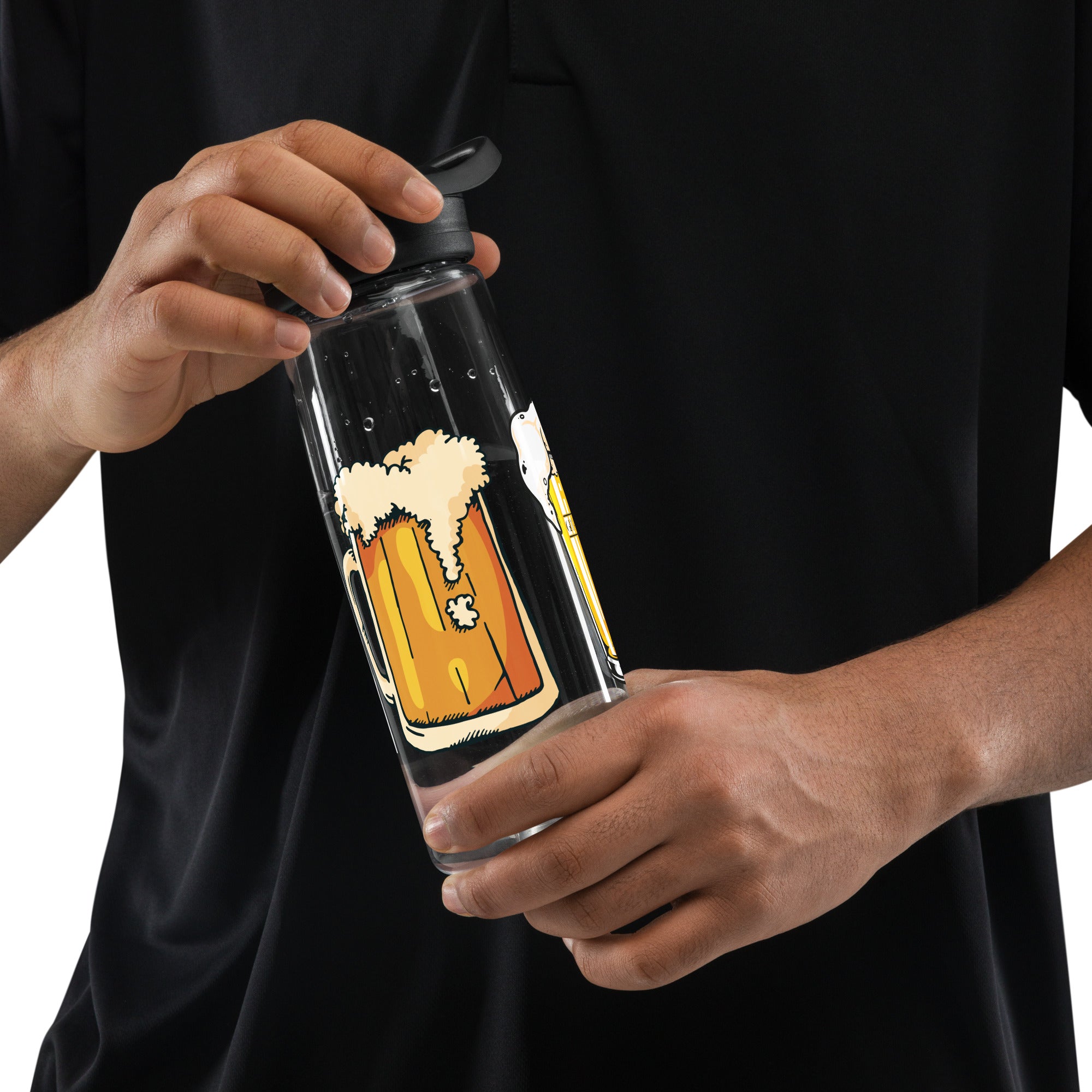 ''Beer'' Sports Water Bottle