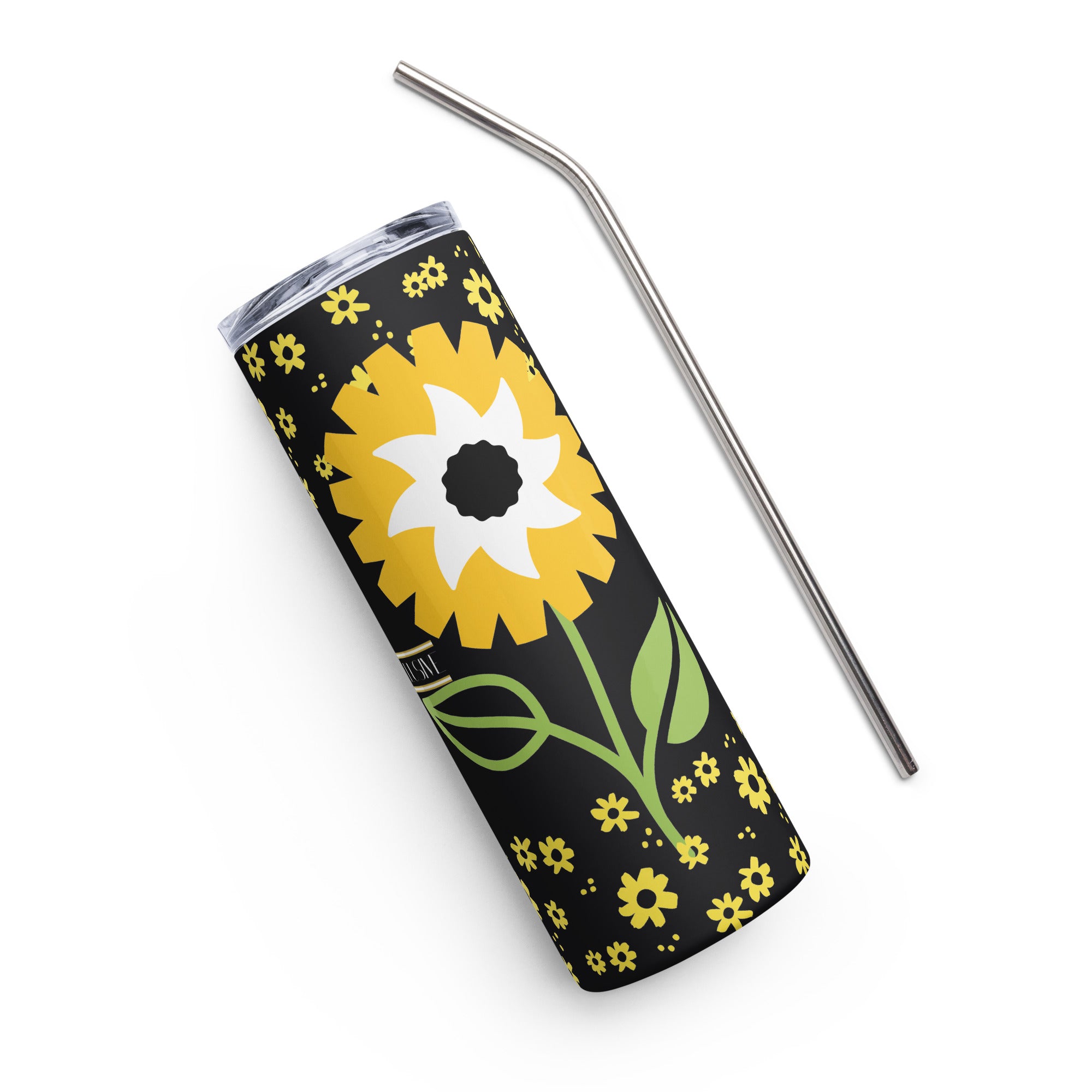 ''Sunflower'' Stainless Tumbler