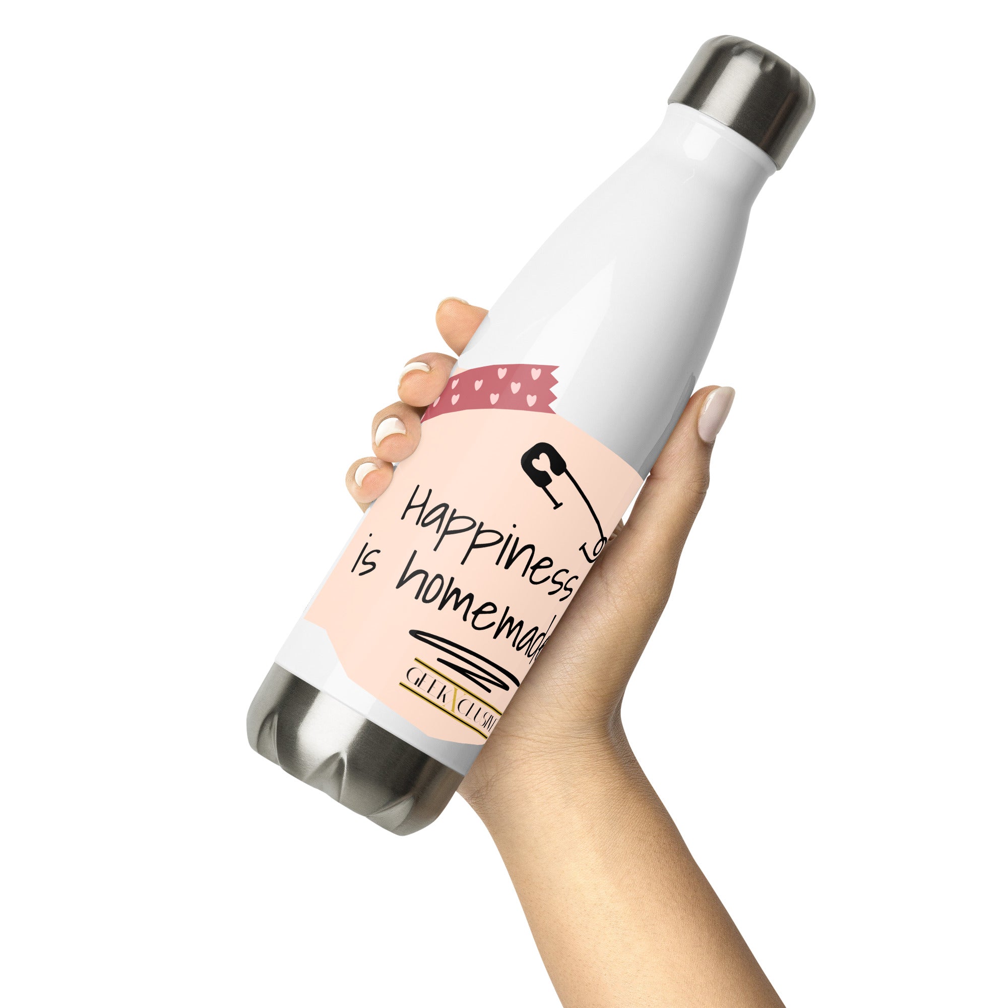 ''Happiness is Homemade'' Stainless Water Bottle