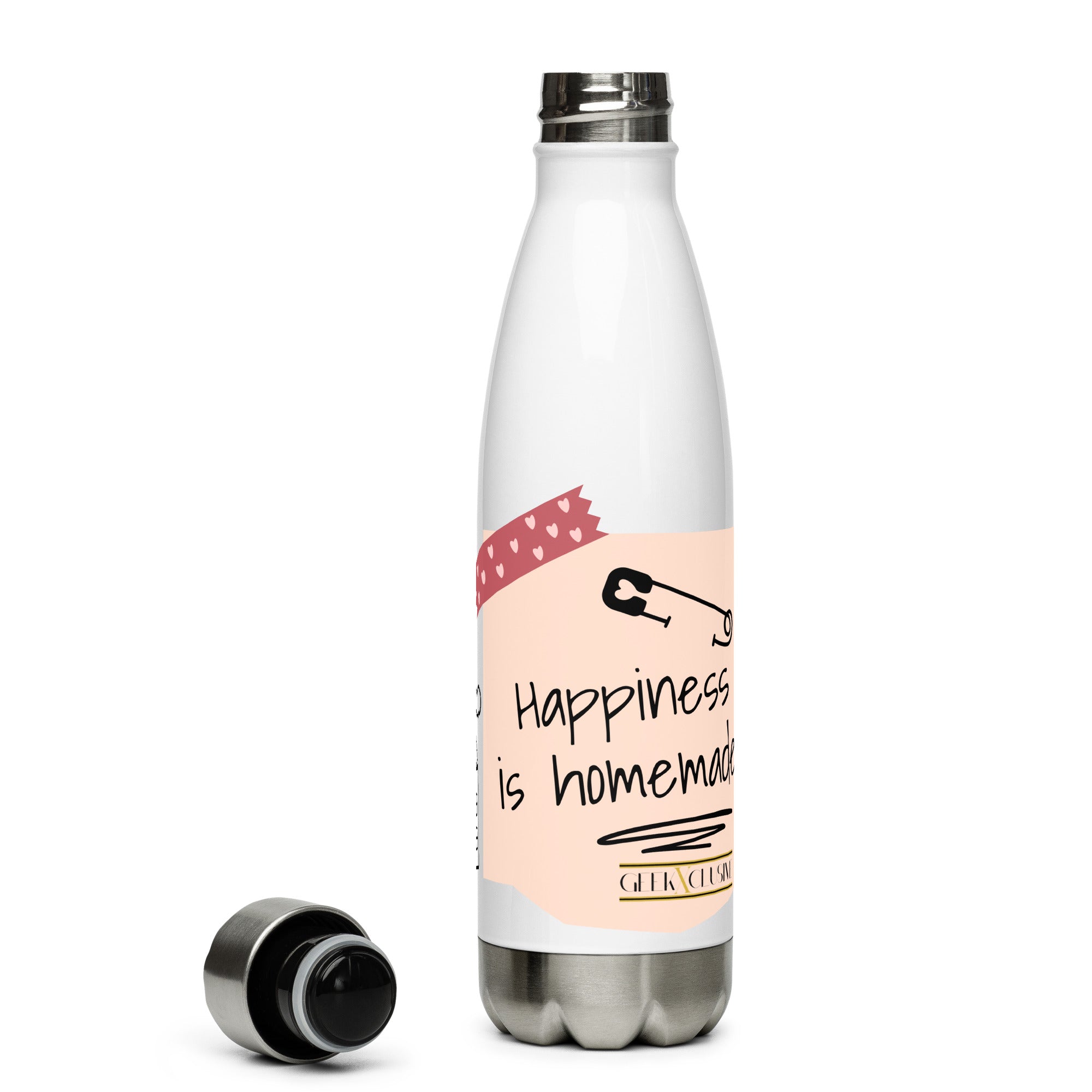 ''Happiness is Homemade'' Stainless Water Bottle