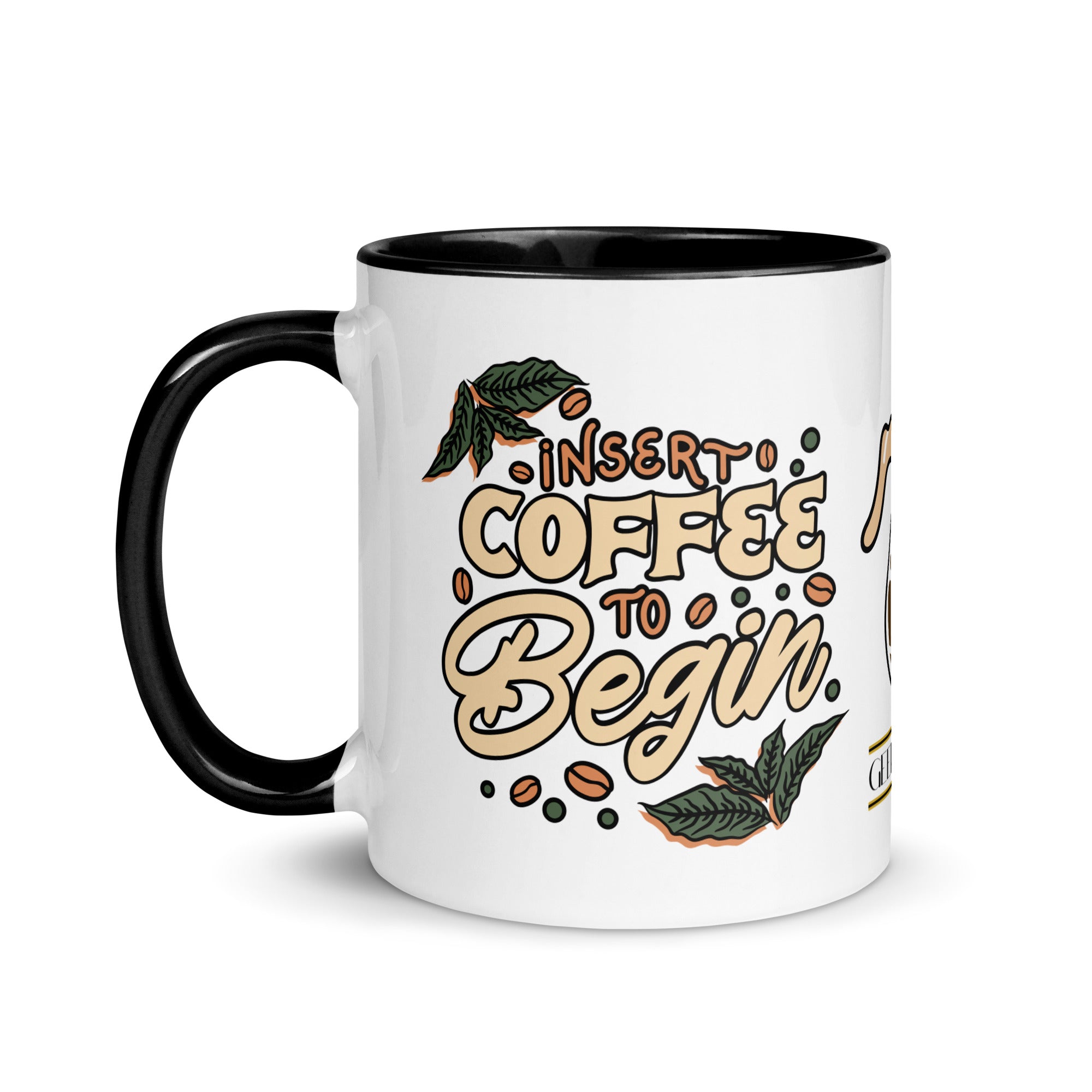 ''Insert Coffee'' Colored Mug