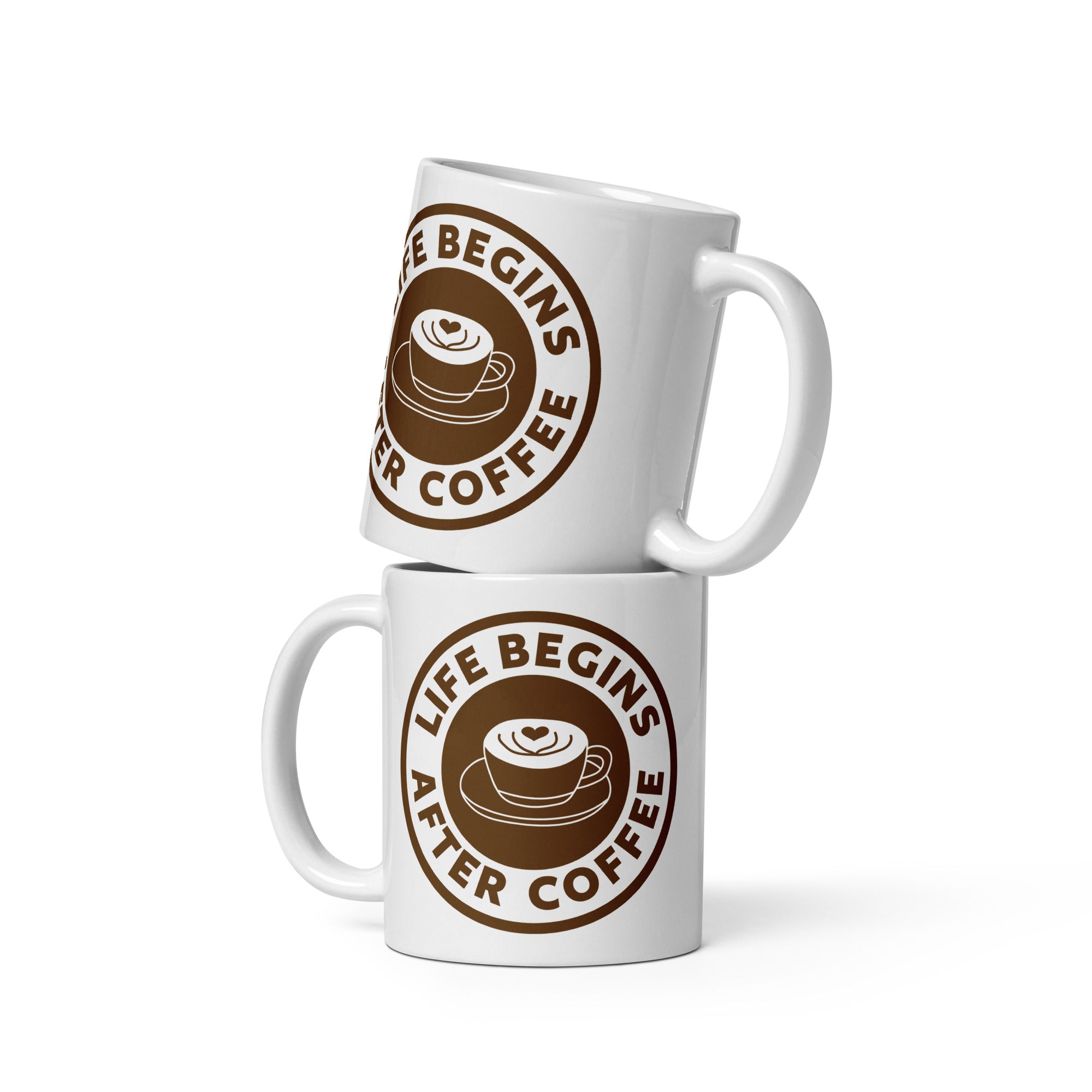 ''Life Begins After Coffee'' Mug